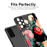 Floral Bunch Glass Case For Vivo X70 Pro