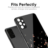 Floating Floral Print Glass Case for OnePlus Nord