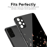 Floating Floral Print Glass Case for Mi 11 Lite