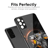 Aggressive Lion Glass Case for Samsung Galaxy A53 5G