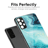 Sea Water Glass Case for Samsung Galaxy A22 5G