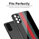 Vertical Stripes Glass Case for Mi 11i HyperCharge