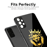 Lion The King Glass Case for Poco M4 5G