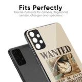Luffy Wanted Glass Case for Redmi Note 10 Pro Max