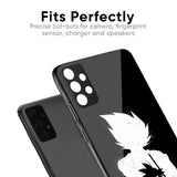 Monochrome Goku Glass Case for Oppo Reno8 Pro 5G