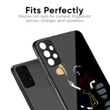 Luffy Line Art Glass Case for Samsung Galaxy A34 5G