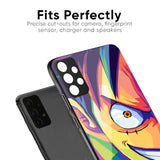 Monkey Wpap Pop Art Glass Case for Poco X3 Pro
