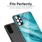 Ocean Marble Glass Case for Redmi Note 10