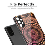 Floral Mandala Glass Case for Redmi 11 Prime