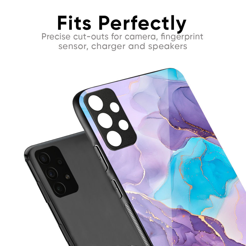 Alcohol ink Marble Glass Case for OnePlus Nord CE 2 5G
