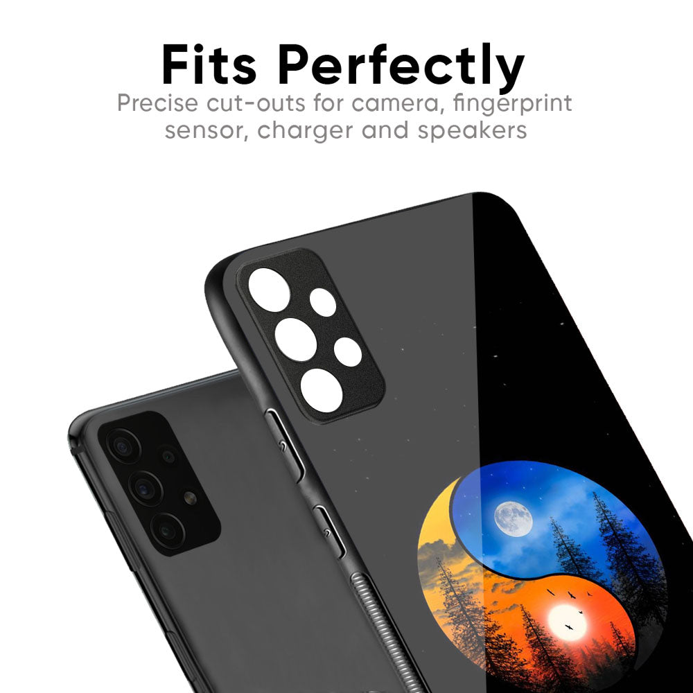 Yin Yang Balance Glass Case for Vivo X50 Pro
