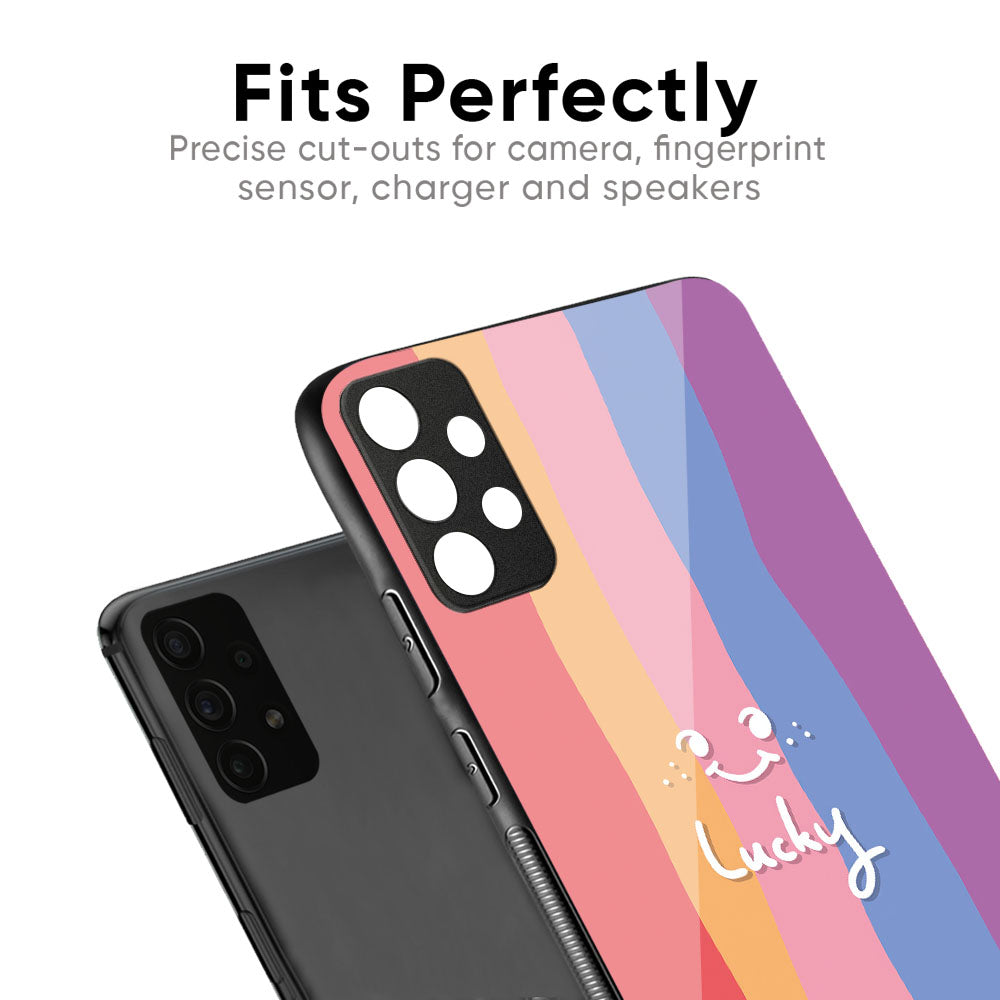 Lucky Abstract Glass Case for Vivo X50 Pro