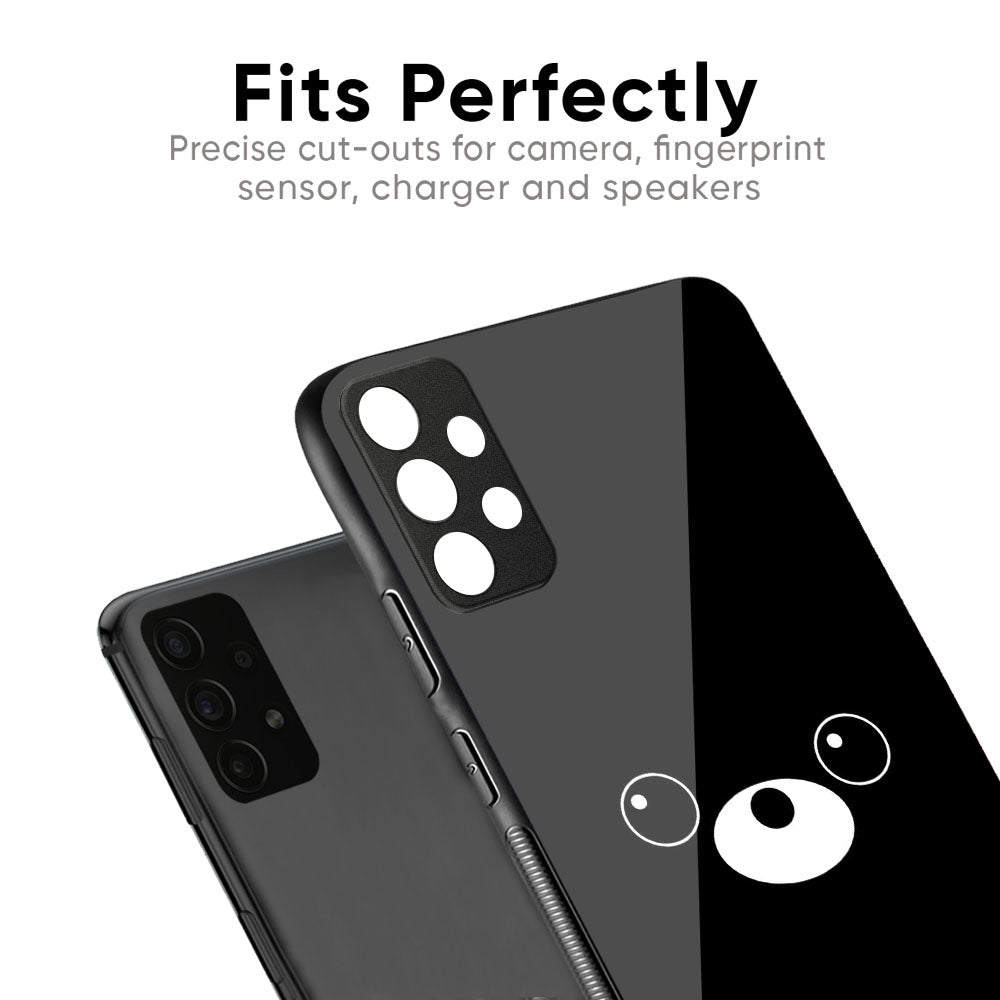 Cute Bear Glass Case for Redmi Note 12 5G