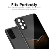 Dark Walnut Glass Case for Poco X3