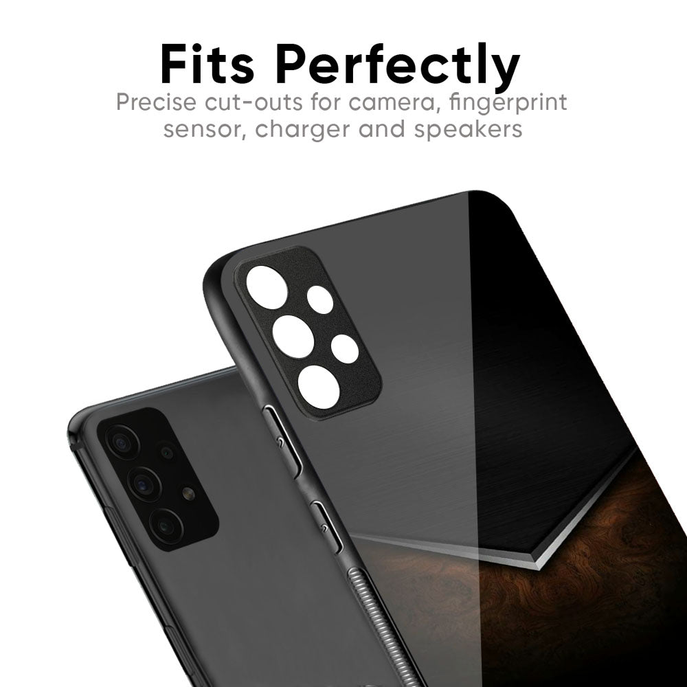 Dark Walnut Glass Case for OPPO A77s