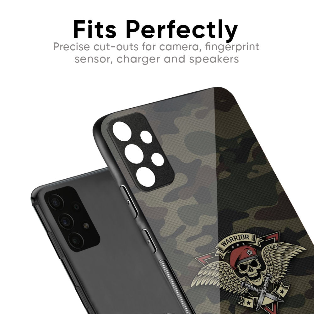 Army Warrior Glass Case for Vivo T1 5G