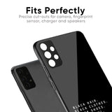 Black Soul Glass Case for Realme C21Y