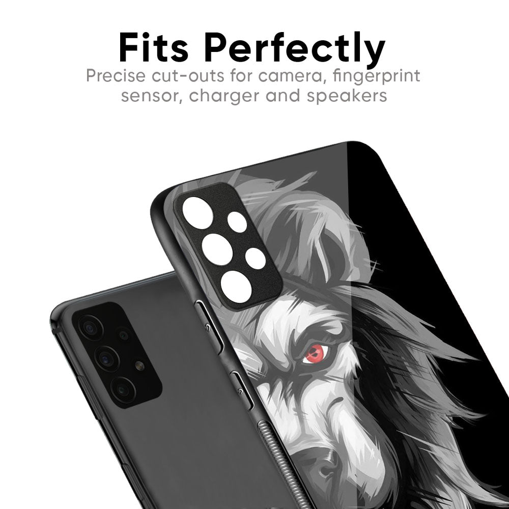 Wild Lion Glass Case for Samsung Galaxy A54 5G