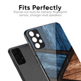 Wooden Tiles Glass Case for OPPO A17