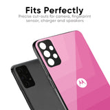 Pink Ribbon Caddy Glass Case for Motorola Edge 30 Ultra