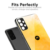 Rustic Orange Glass Case for Motorola Edge 30