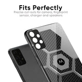 Hexagon Style Glass Case For Motorola Edge 40 Neo