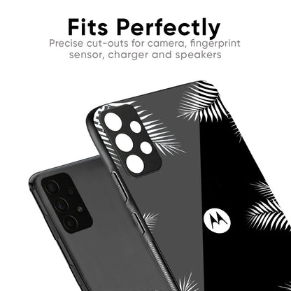 Zealand Fern Design Glass Case For Motorola Edge 40