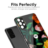 Flowers & Butterfly Glass Case for Motorola Edge 30 Ultra