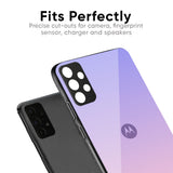 Lavender Gradient Glass Case for Motorola Edge 30 Ultra