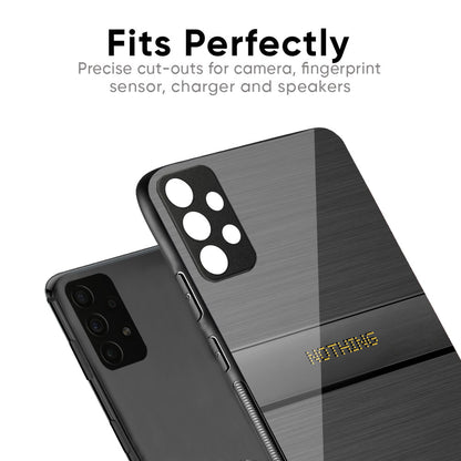 Grey Metallic Glass Case For Nothing Phone 1