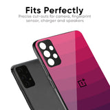 Wavy Pink Pattern Glass Case for OnePlus 10T 5G