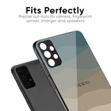 Abstract Mountain Pattern Glass Case for Oppo F21s Pro 5G