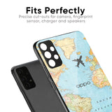 Fly Around The World Glass Case for Oppo F19 Pro Plus