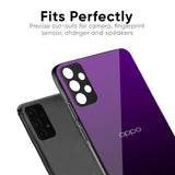 Harbor Royal Blue Glass Case For Oppo F19 Pro Plus