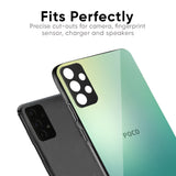 Dusty Green Glass Case for Poco M4 5G