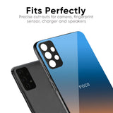 Sunset Of Ocean Glass Case for Poco X3 Pro