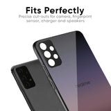 Grey Ombre Glass Case for Realme C21Y