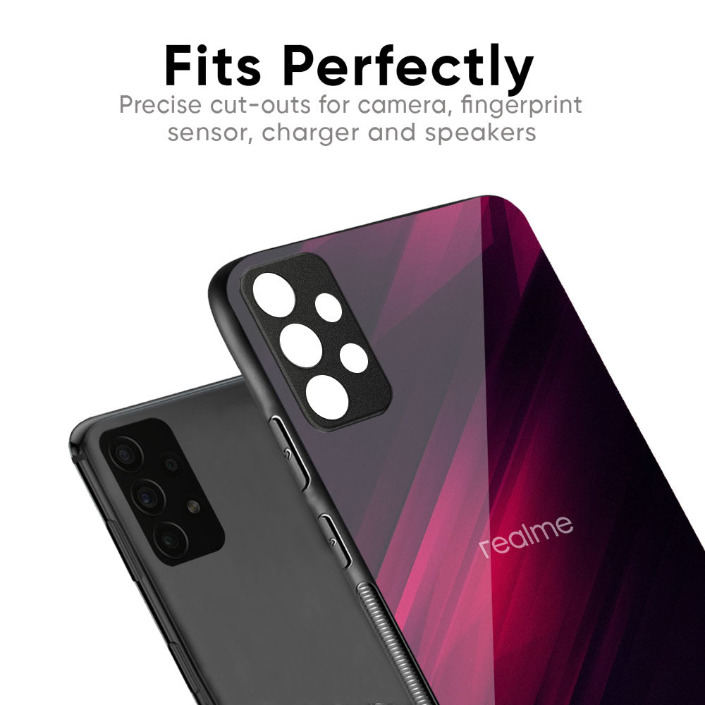Razor Black Glass Case for Realme 7 Pro