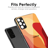 Magma Color Pattern Glass Case for Realme X7