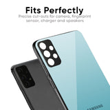Arctic Blue Glass Case For Samsung Galaxy A73 5G