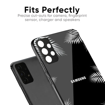Zealand Fern Design Glass Case For Samsung Galaxy A72