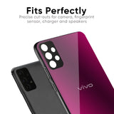 Pink Burst Glass Case for Vivo V21
