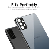 Smokey Grey Color Glass Case For Vivo X60 PRO