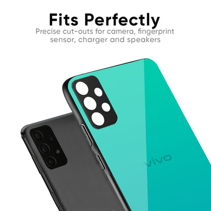 Cuba Blue Glass Case For Vivo X50 Pro