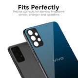 Sailor Blue Glass Case For Vivo X70 Pro Plus