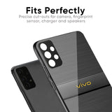 Grey Metallic Glass Case For Vivo X70 Pro