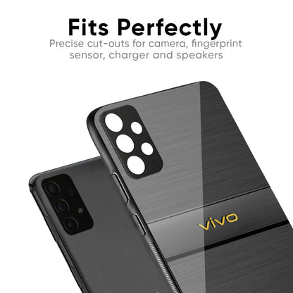 Grey Metallic Glass Case For Vivo V20 Pro