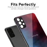 Smokey Watercolor Glass Case for Vivo Y20