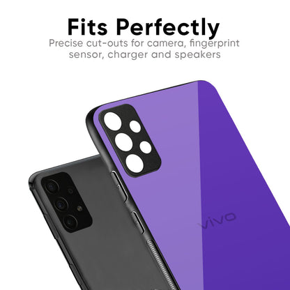 Amethyst Purple Glass Case for Vivo X50 Pro