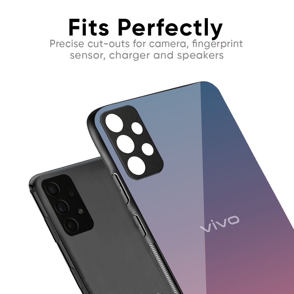 Pastel Gradient Glass Case for Vivo X50 Pro